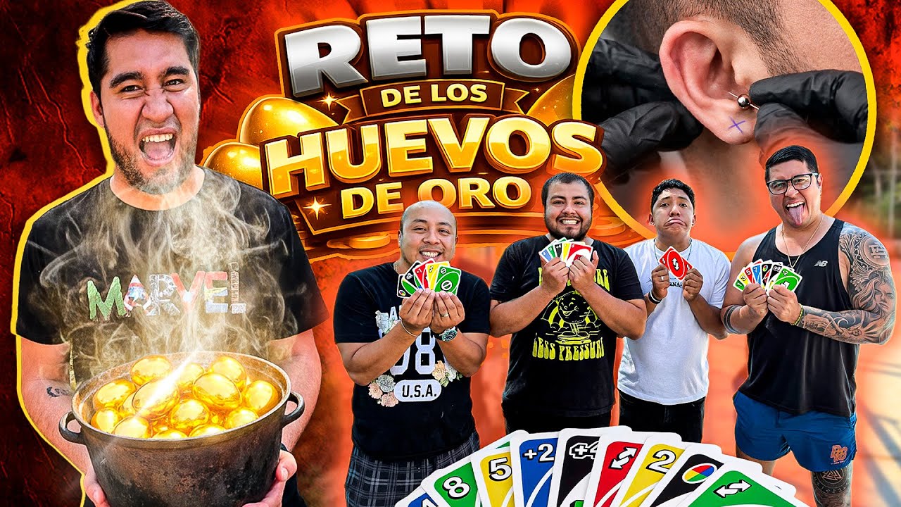 RETO de los HUEVOS DE ORO con el crew 🥚👂🏻