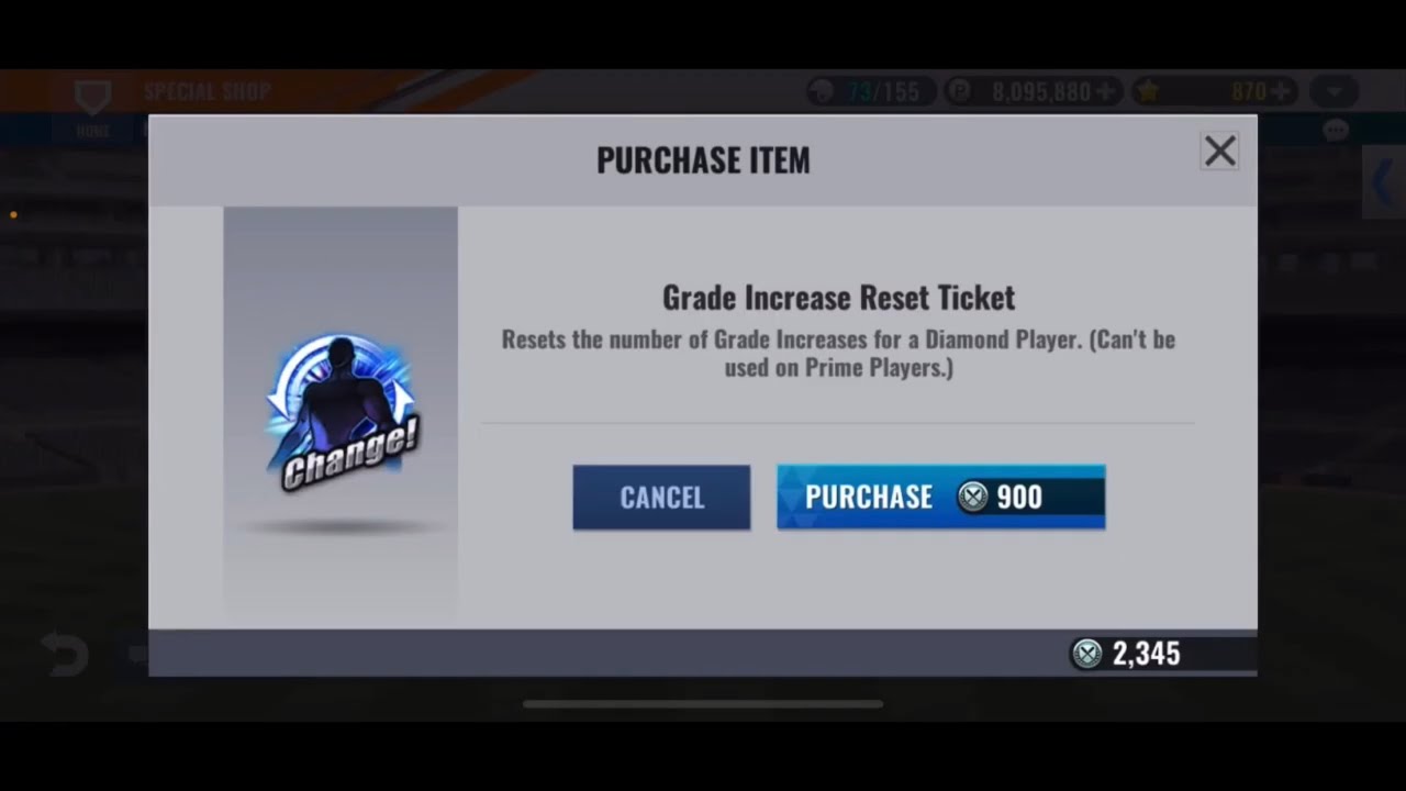 MLB 9 INNINGS 21 - Grade Increase Reset Ticket - Where to get it & How to Use it.