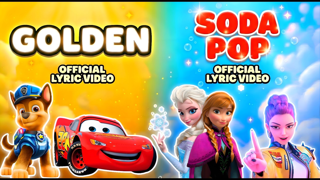 HUNTRIX 🆚 PAW PATROL 🆚 MCQUEEN 🆚 FROZEN x GOLDEN 🎶 Who Is Best! COLOR BATTLE #144