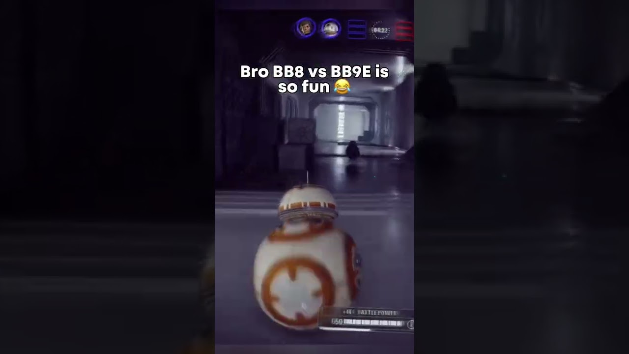 BB8 vs BB9E is so fun bro 😂 #shorts #starwars