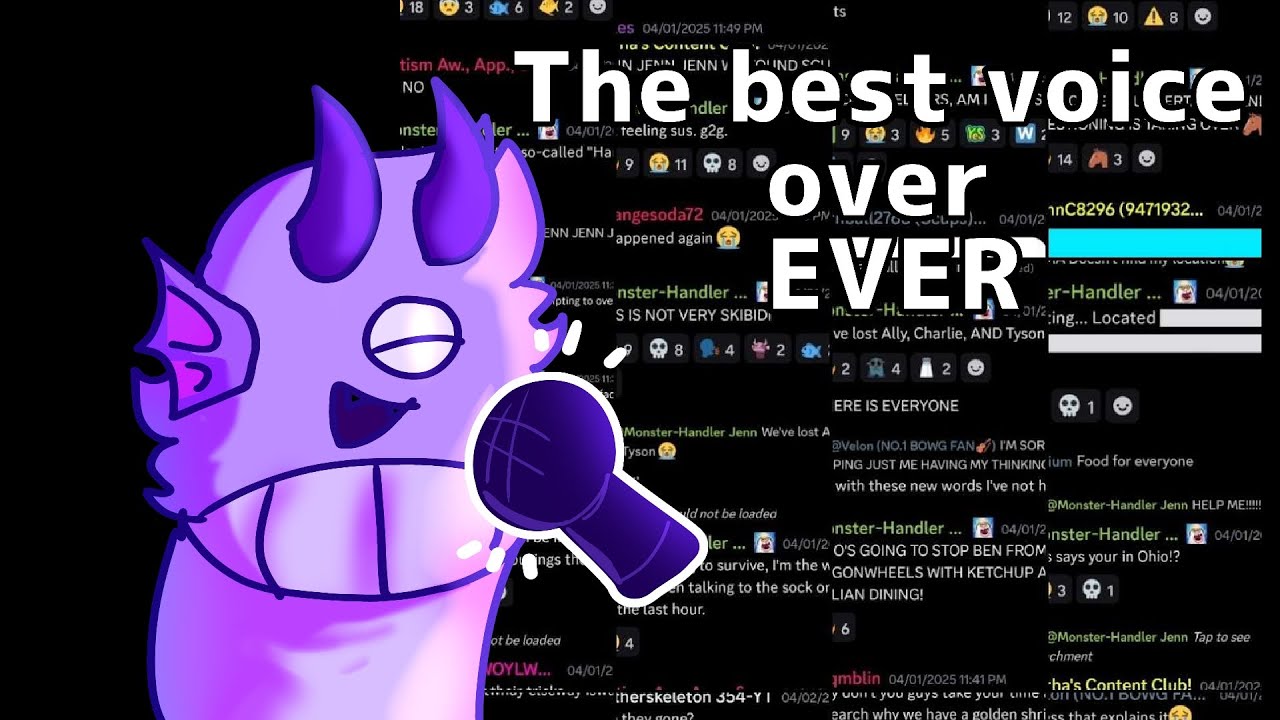 Handler-Helper Julie voices over the monster-handlers' discord server messages