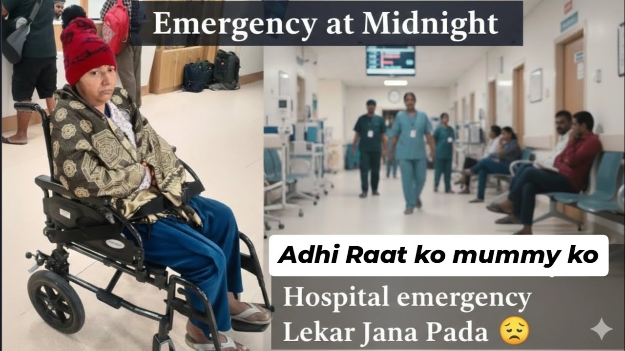 Adhi Raat ko hospital emergency 🥺....socha nhi tha esa hoga || Kajal Sharma Vlog ||...😢