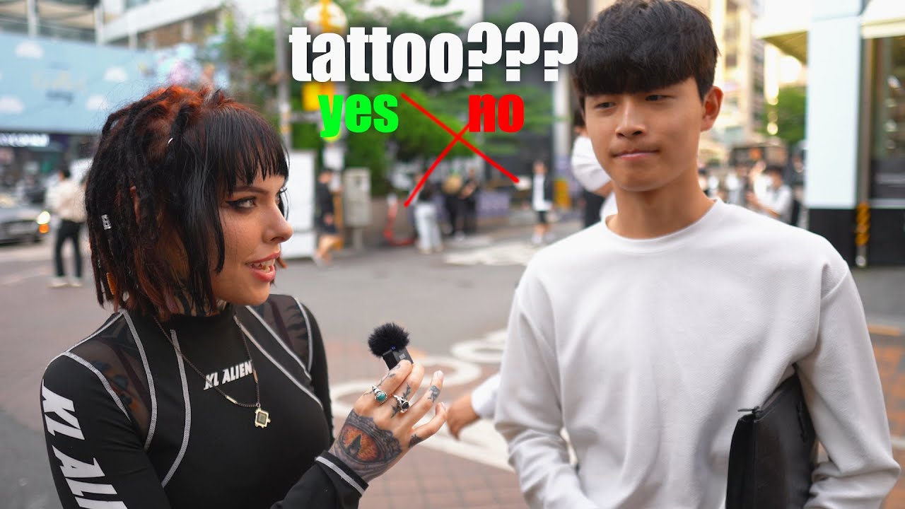 getting an (illegal?) TATTOO in KOREA...