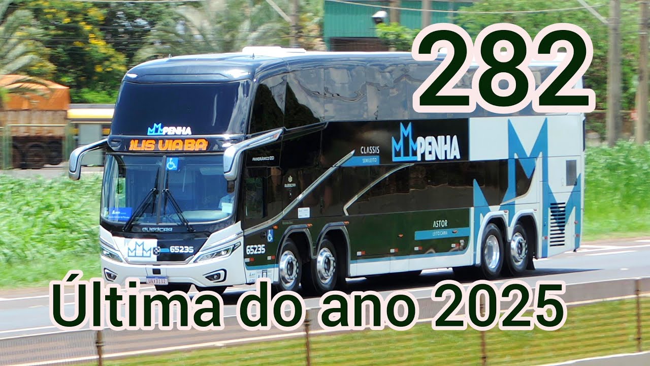 Última movimentação de ônibus 2025 são Joaquim da barra-sp  parte 282