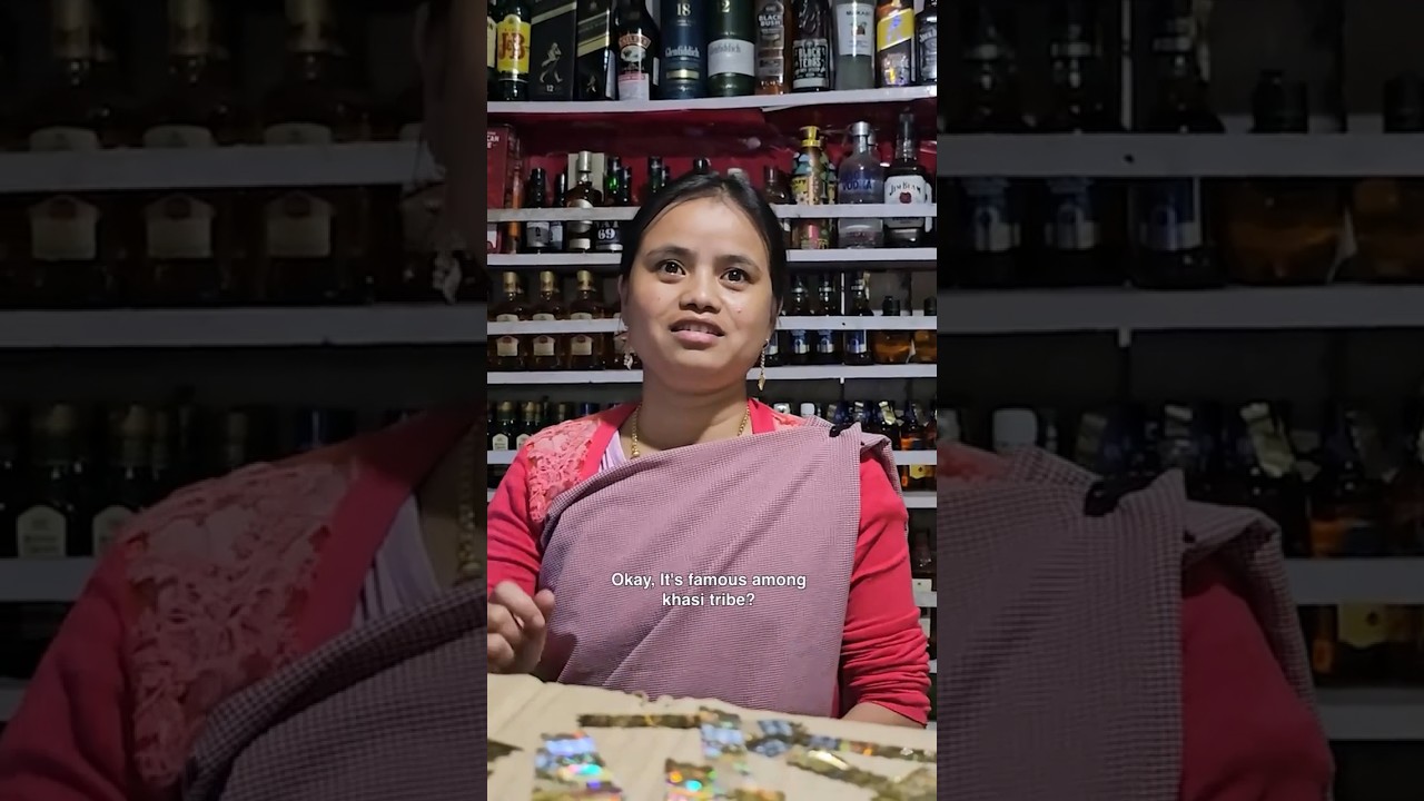 Women sell liquor in Meghalaya😮