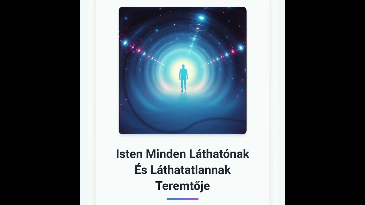 Valentínyi Márta Production - Isten Minden Láthatónak És Láthatatlannak Teremtője (2026) - 1. Verzió