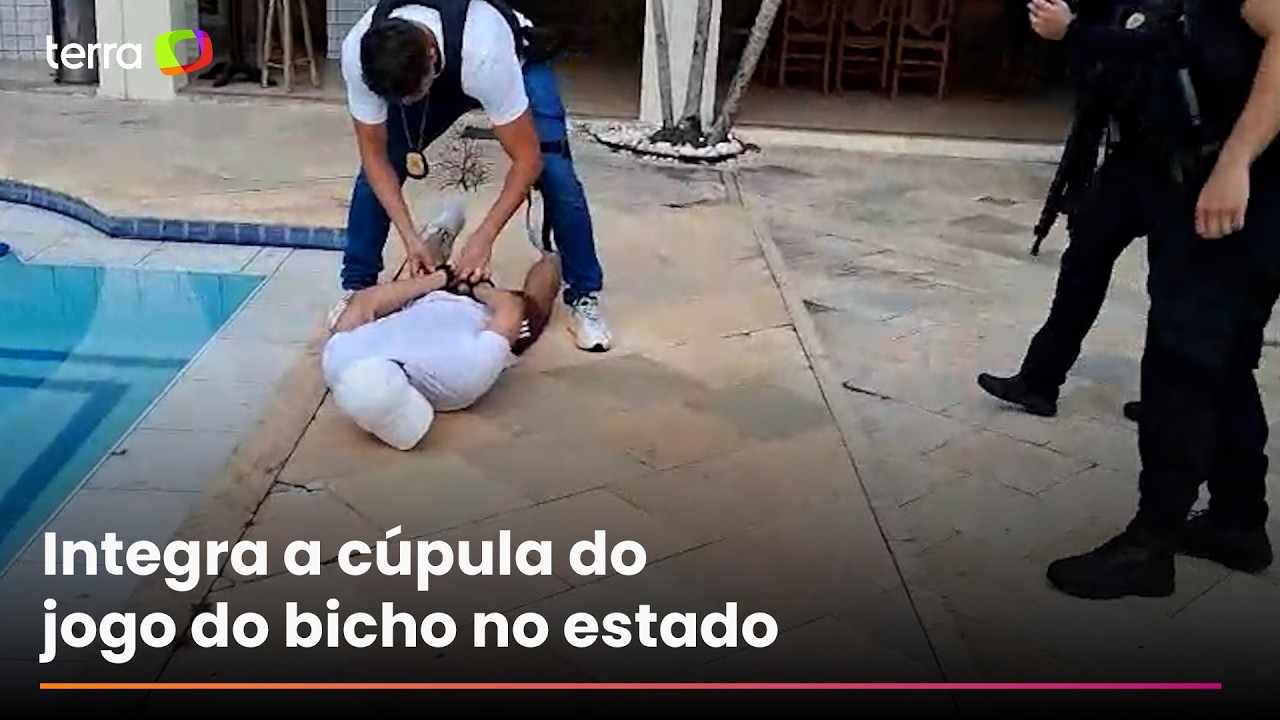 Veja o momento da prisão de Adilsinho, um dos maiores bicheiros do RJ, durante operação policial