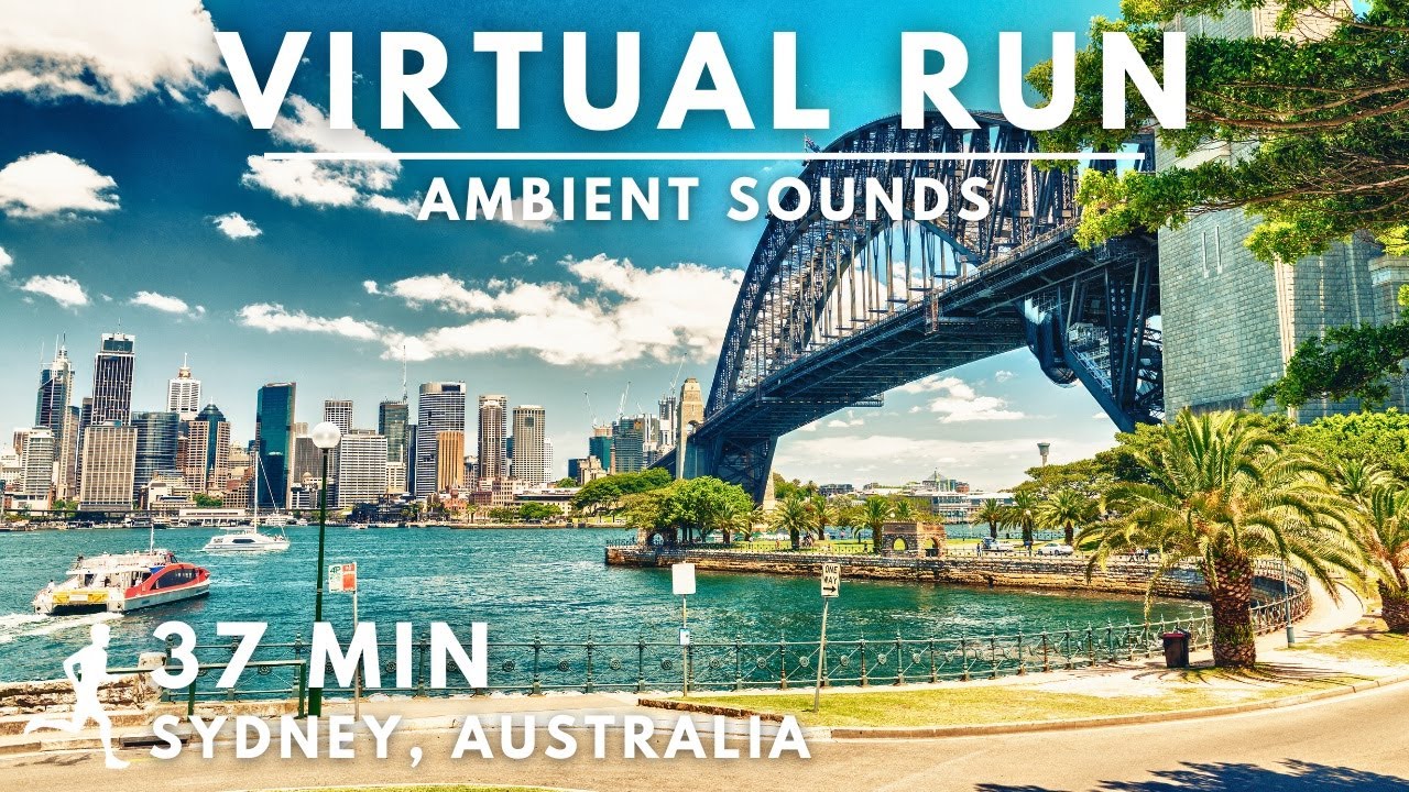 Virtual Running Video For Treadmill With Ambient Sounds in Sydney #Australia #virtualrun