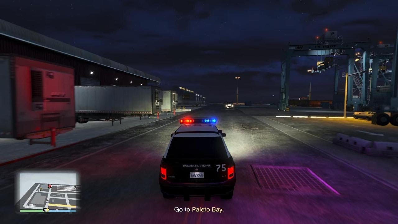 Grand Theft Auto V RP Cop has hops