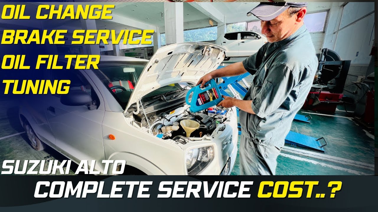 SUZUKI ALTO VXR 2022 FIRST OIL CHANGE | BRAKE VIBRATION ISSUE RESOLVED  #covidcases #sunfish #pta