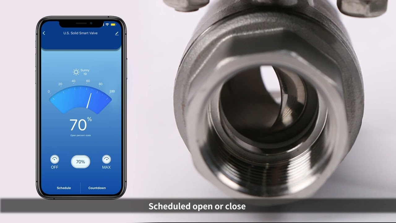 U.S. Solid Smart Motorized Ball Valve Setup Guide: Wi-Fi Connection & Remote Control