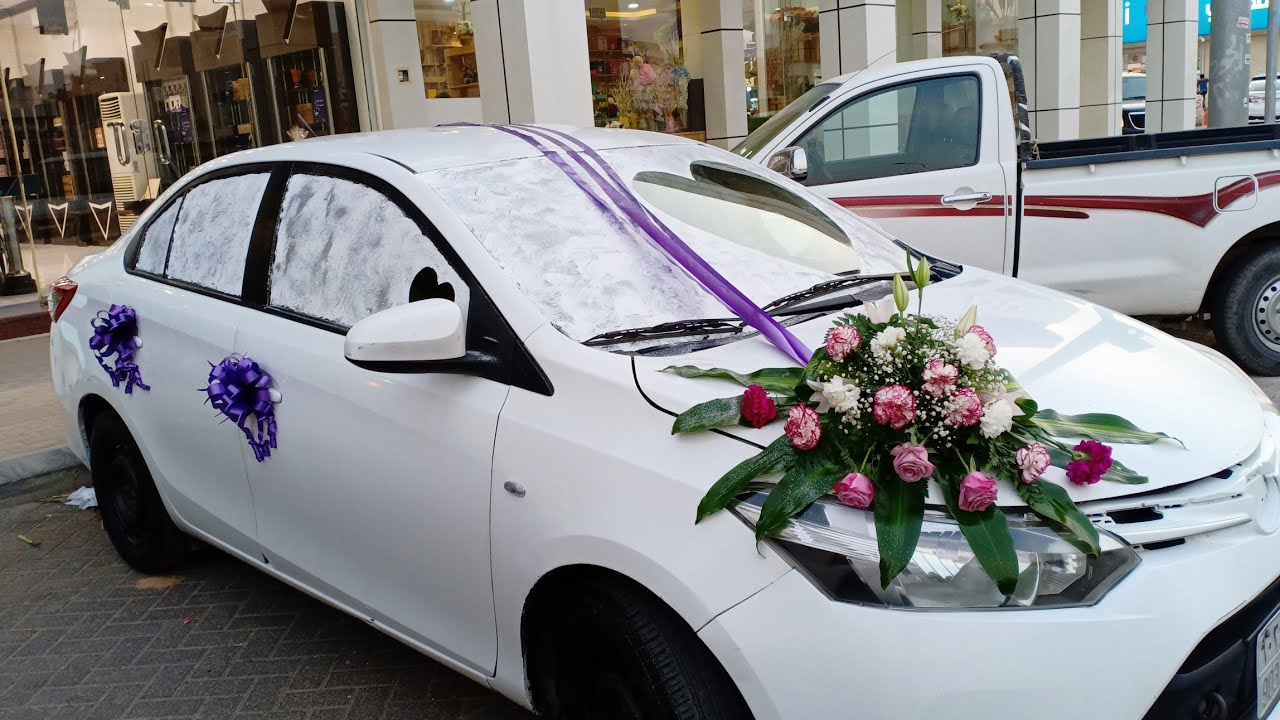 Bridal car decor