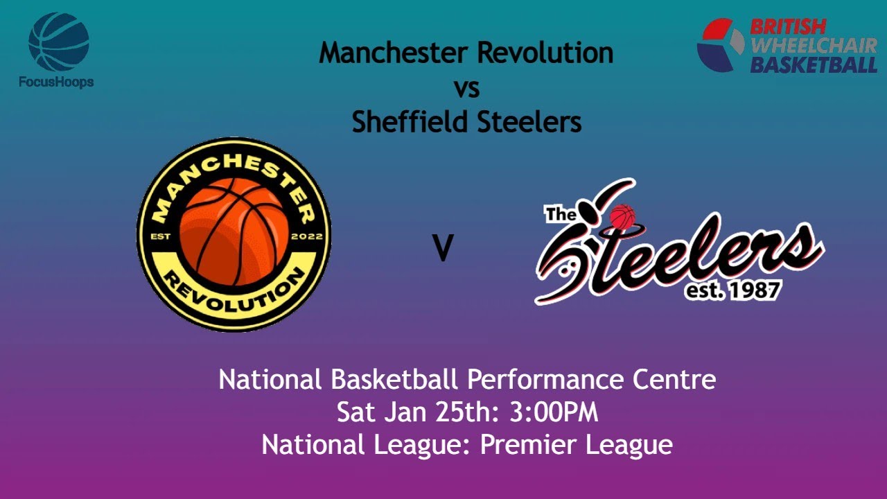 Manchester Revolution v  Sheffield Steelers Premier Division  25.01.25 3.00pm