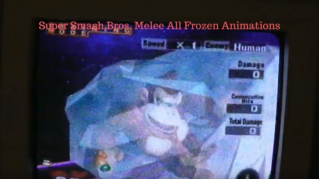 Super Smash Bros Melee All Frozen Animations