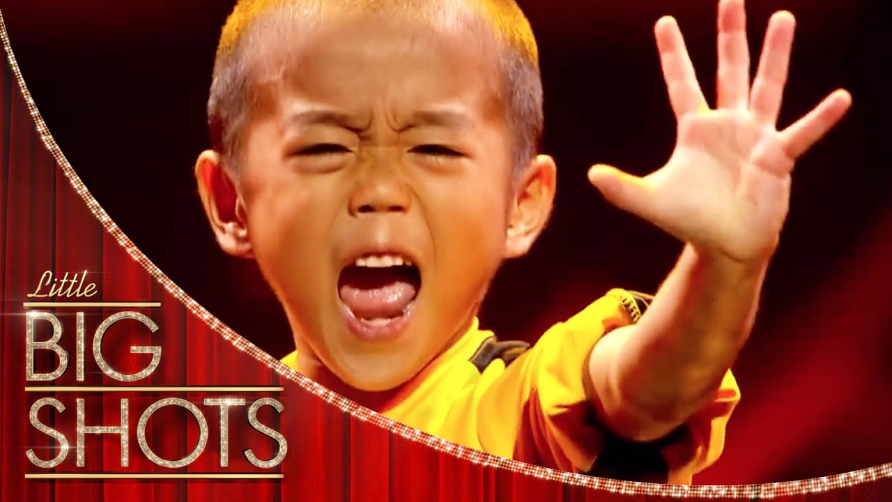 Миниатюрный Брюс Ли воссоздаёт «Игру смерти» | Little Big Shots
