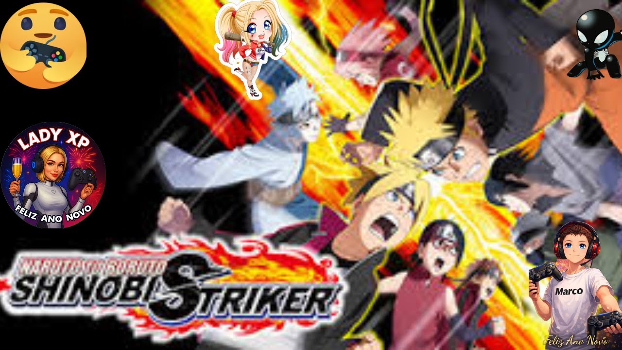 LADYXP E NARUTO BORUTO SHINOBI STRIKER - CURTINDO COM O FILHÃO KKKKK