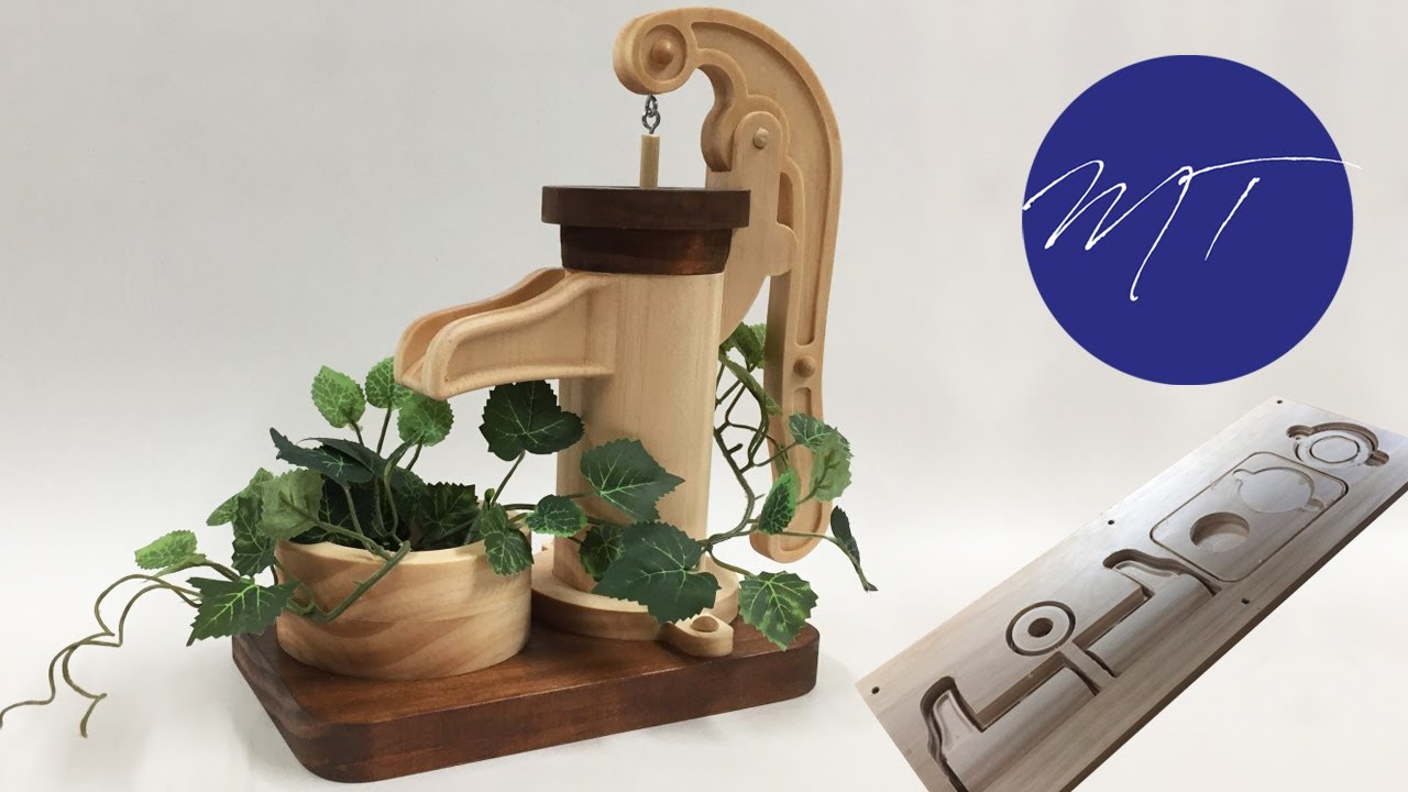 Making a Parish Pump Planter | Michael Tyler's FREE CNC Project of the Month | Vectric