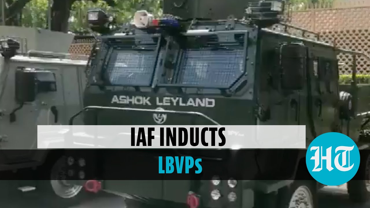 Watch: IAF inducts LBVPs that can withstand bullet & grenade attacks