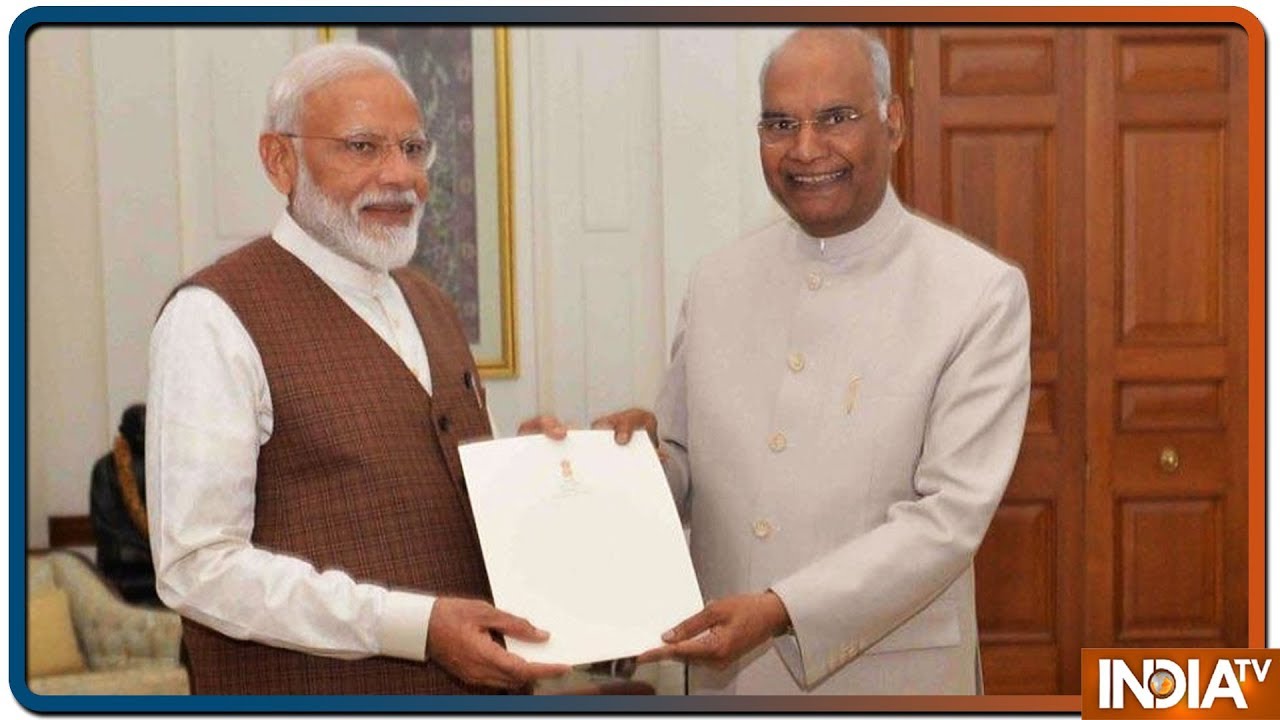 President Ram Nath Kovind invites PM Narendra Modi to form government