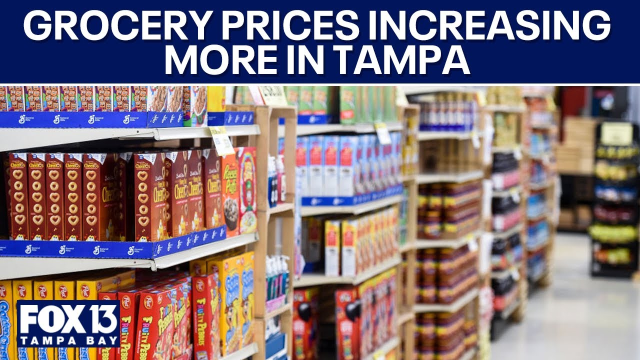 Tampa Bay area sees highest grocery price hikes in continental U.S.