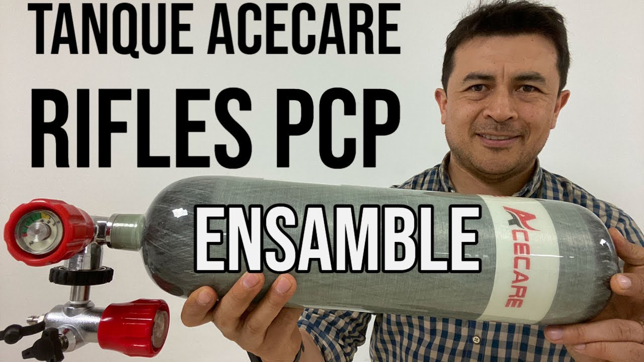 COMO ENSAMBLAR UN TANQUE SCUBA PARA RIFLES PCP #airguns #scuba