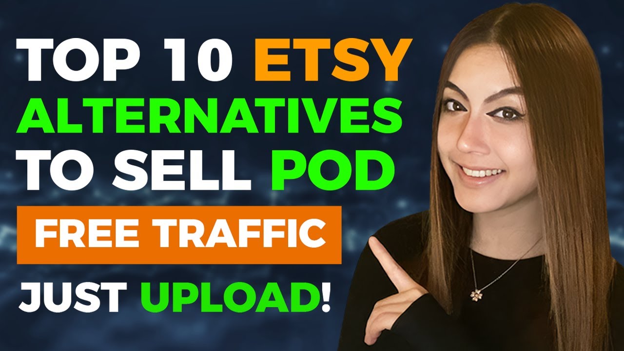 10 ЛУЧШИХ альтернатив Etsy для продажи печати по запросу (БЕСПЛАТНЫЙ ТРАФИК)