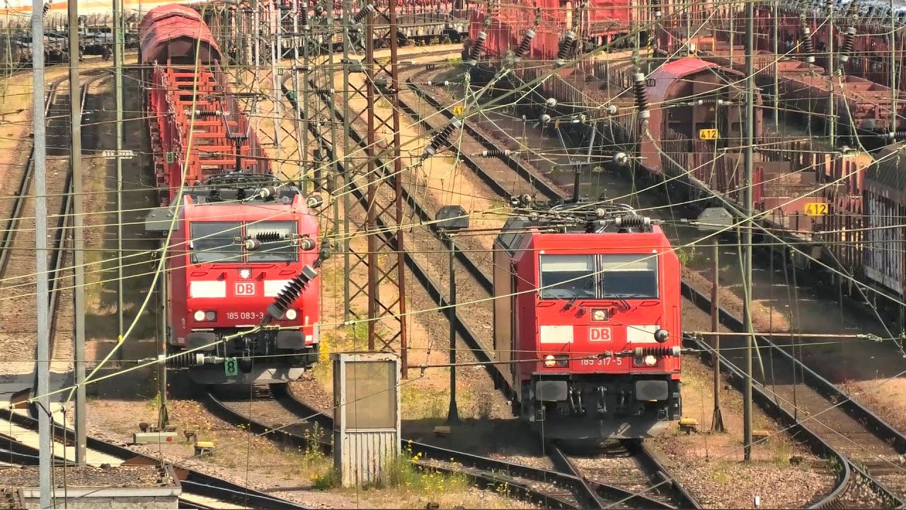 🚂Lost Place für Loks? BR 185 schleicht durch das Wagenmeer 🚂