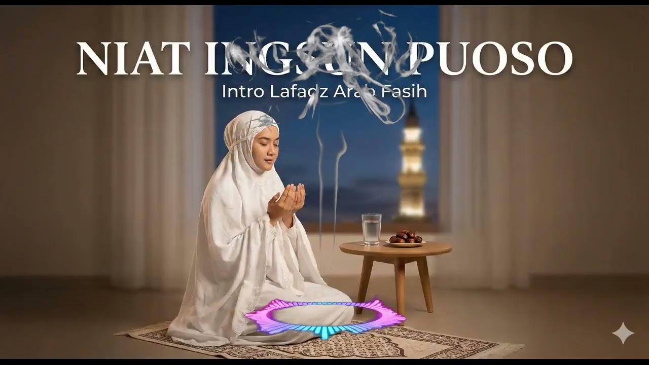 Merinding! Kidung Niat Ingsun Puasa (Intro Lafadz Arab Fasih) - Vokal Wanita Lirik Jawa Syahdu