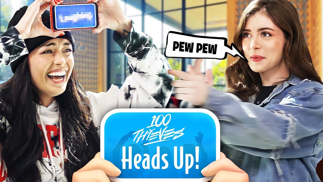 Heads Up Charades #2 ft. Valkyrae, Chrissy Costanza & More!