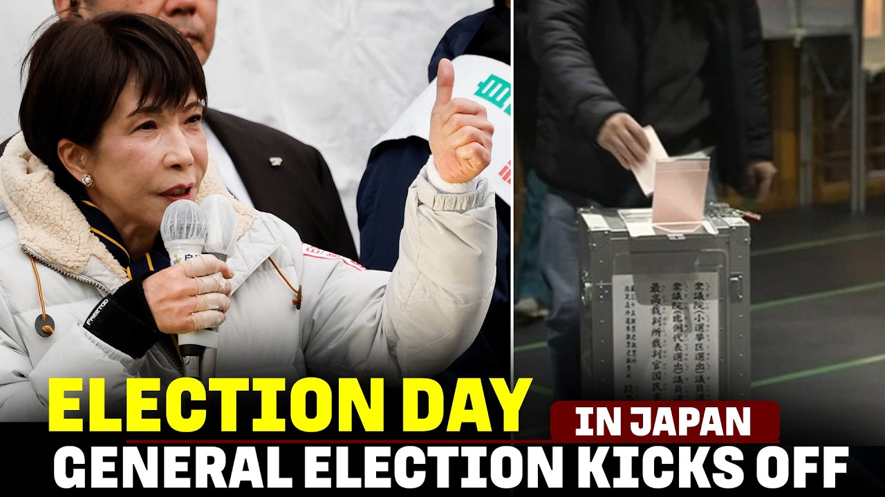 LIVE: Polls open in Japan&rsquo;s General Election as PM Sanae Takaichi faces tough coalition challenge