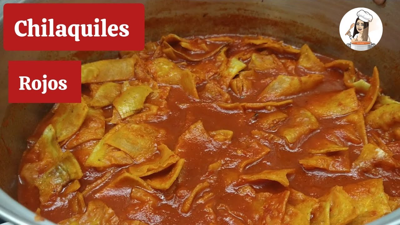 CHILAQUILES ROJOS 🔴 👉 RECETA
