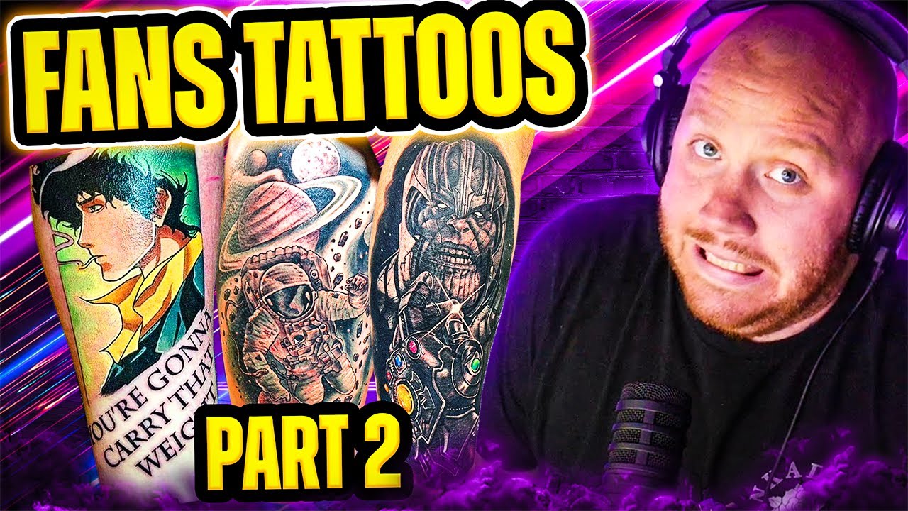 TIMTHETATMAN REACTS TO MORE VIEWER TATTOOS PART 2