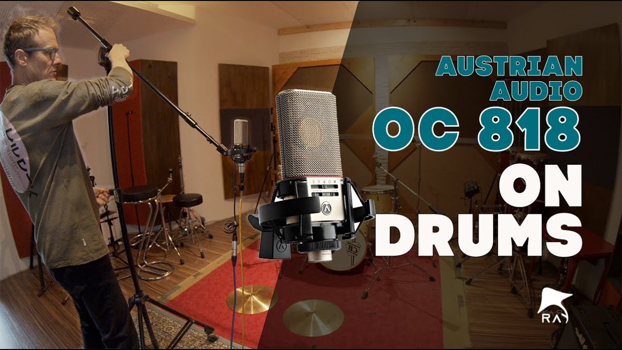 Austrian Audio OC818 Mic Demos - Part Three - on drums