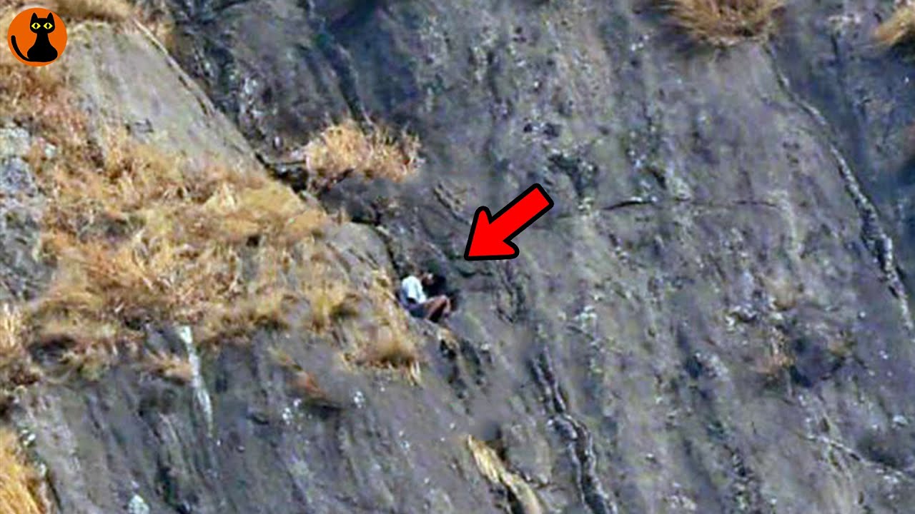 高さ300mの岩山の裂け目にいるはずのない人間が...ドローンが撮影した信じられない光景・未確認生物８選(ゆっくり解説)#88.