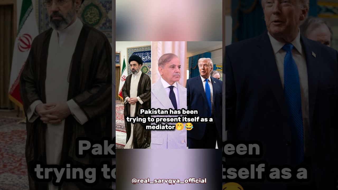 Pakistan has been trying to present itself as a mediator 🤭🤣 #shorts