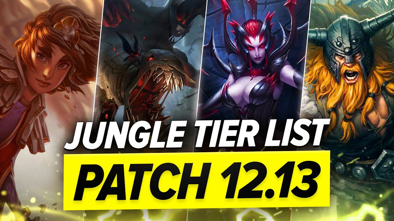 TIER LISTA JUNGLER&Oacute;W NA SEZON 12 (Patch 12.13) - JUNGLE TIER LIST SEASON 12 - Patch 12.13