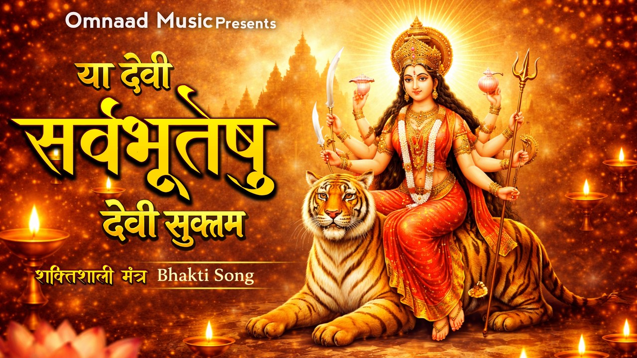 Devi Suktam | Ya Devi Sarva Bhuteshu | Powerful Durga Bhakti Song | Full Mantra Chanting #bhaktisong