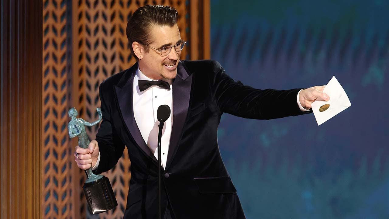 Colin Farrell 'Guilty As Charged' In 31st Annual SAG Awards Acceptance Speech