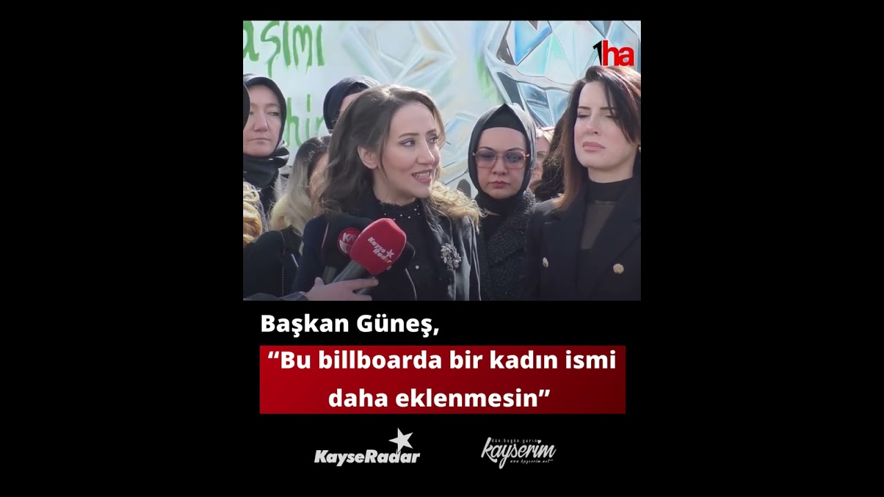Başkan Güneş, “Bu billboarda bir kadın ismi daha eklenmesin”