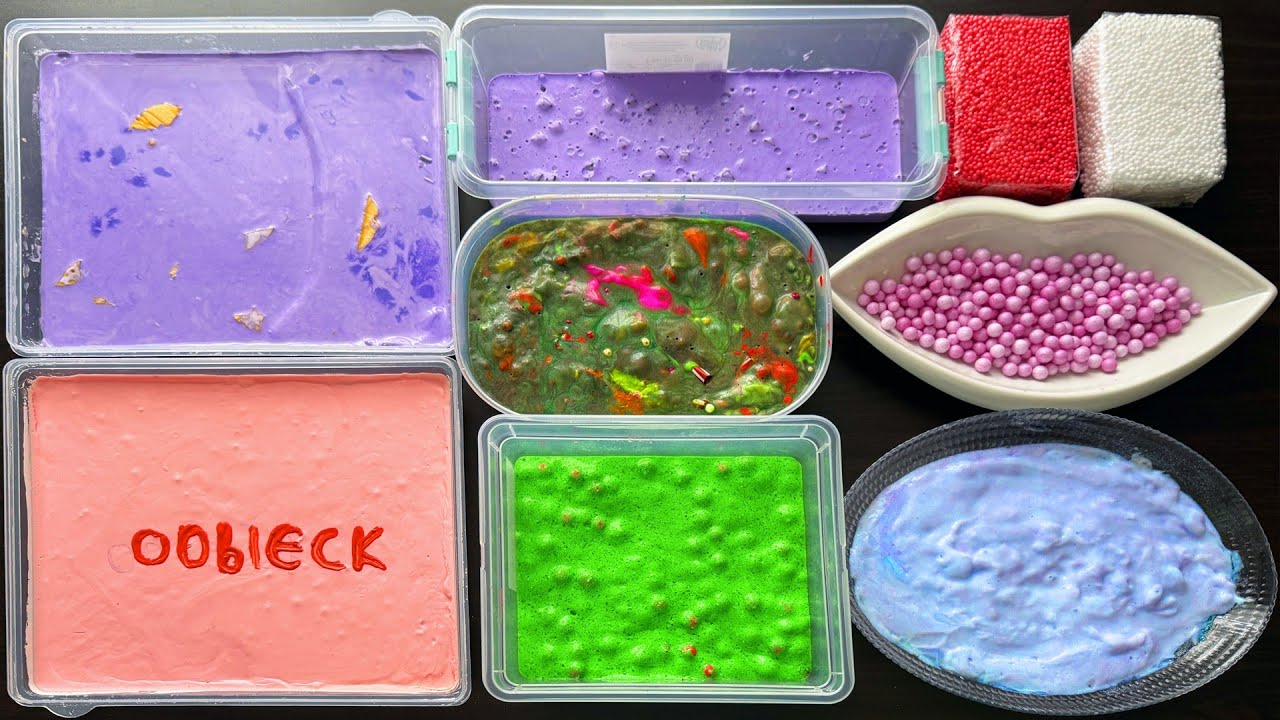 Calming Slime Mixing - Satisfying Slime ASMR