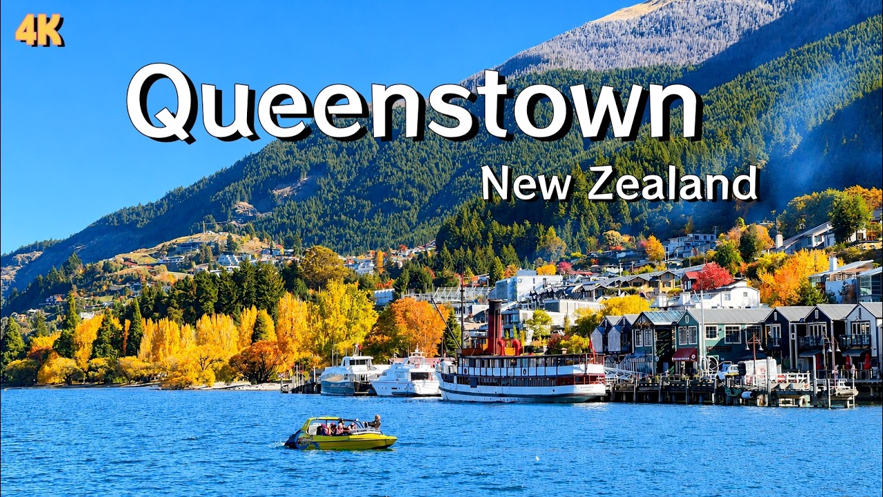 Queenstown&rsquo;s Most Beautiful Season 🍁 Peak Autumn Colours 2026 | New Zealand 4K Walking Tour