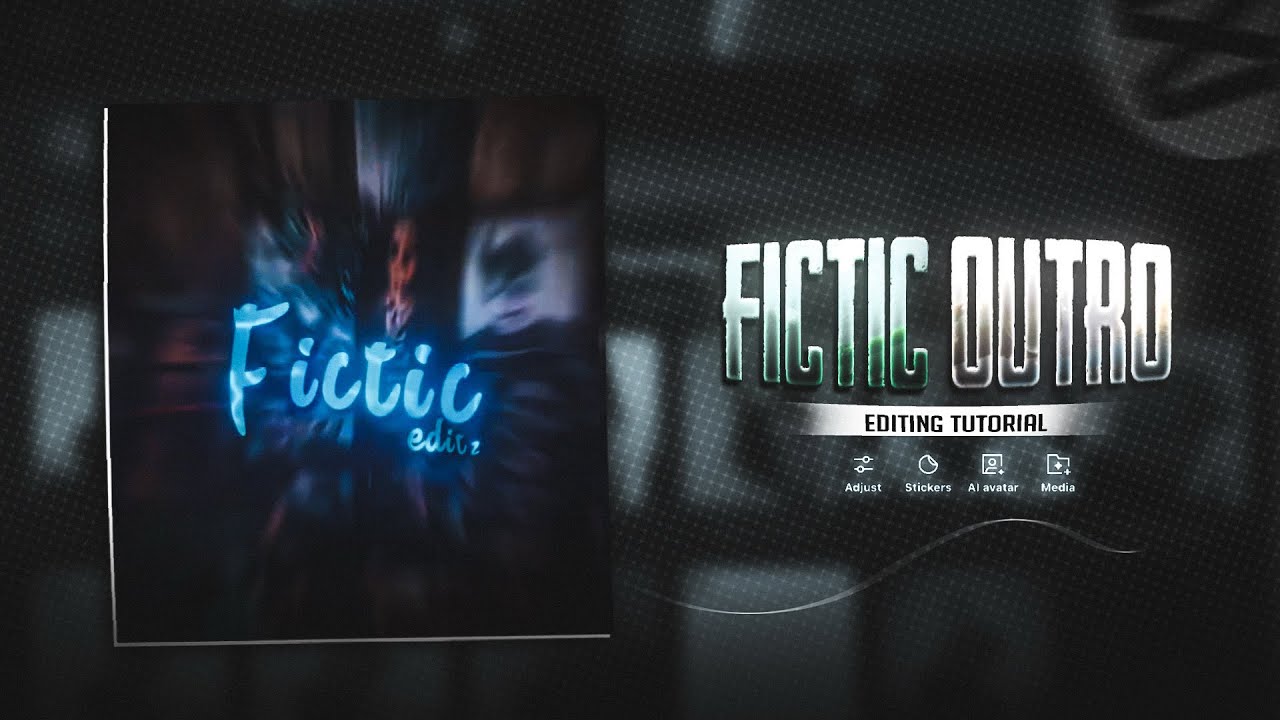 FICTIC OUTRO EDIT 🔥 How To Outro Edit Like Fictic Edit For Instagram