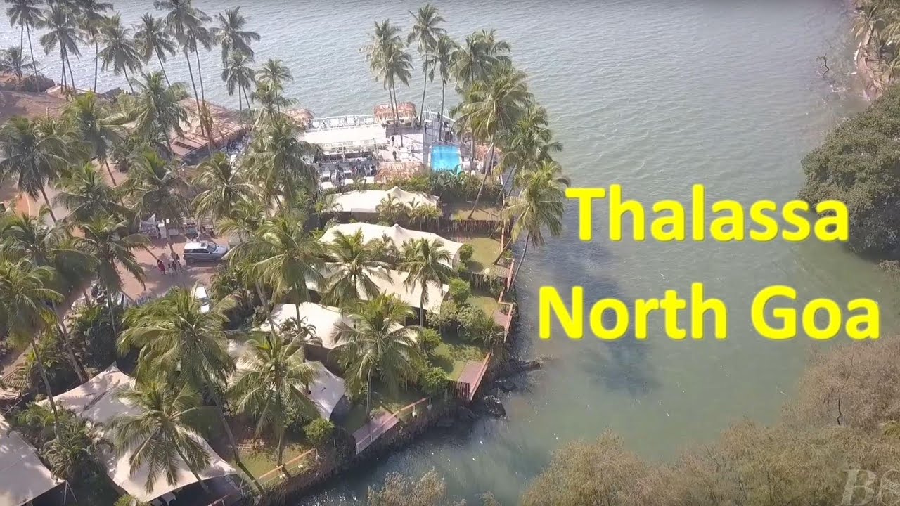 Thalassa Greek Taverna - a must visit in Goa! | Drone shots!