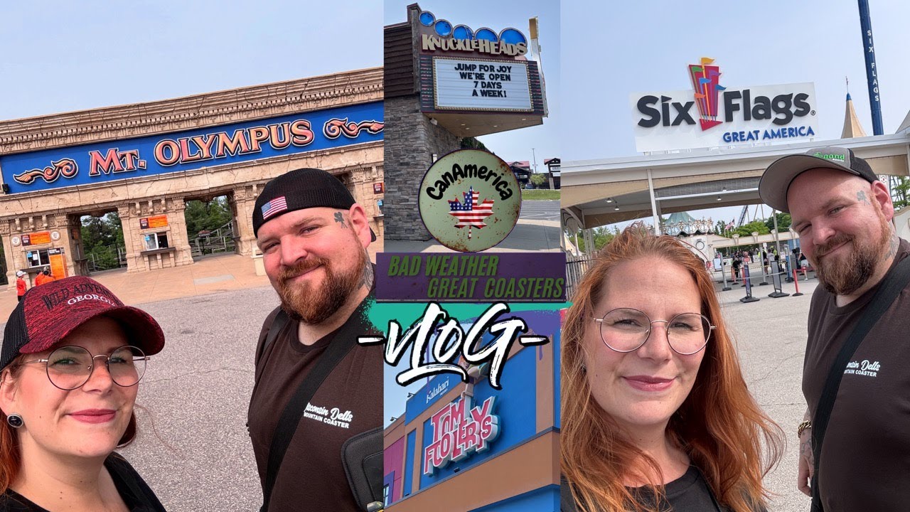 Katastrophaler FREIZEITPARK Olymp & volle pulle Coastern in Chicago - Tour VLOG
