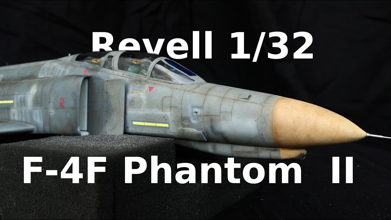 McDonnel Douglas F-4F ICE Phantom II 1/32 (Revell) worn Luftwaffe bird. Build and final reveal