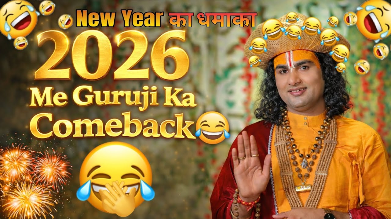 Aniruddhacharya new funny video 😂🤣😂 | Aniruddh acharya funny meme | 2026 Me Guruji Ka Comeback 