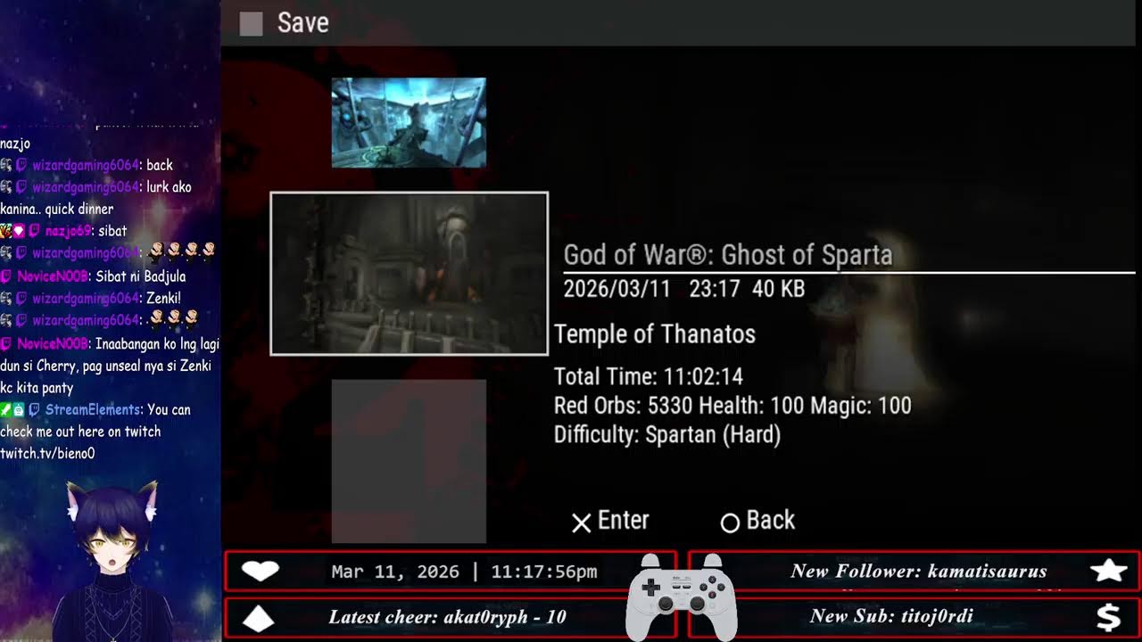 [FIL/ENG] - GOW Ghost of Sparta PSP, let's finish this...