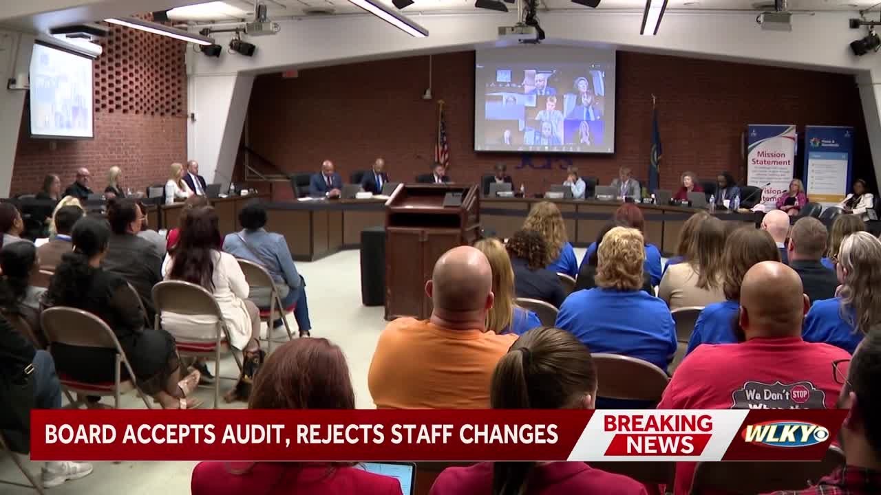 JCPS Board rejects staff changes for Exceptional Child Education program, accepts audit