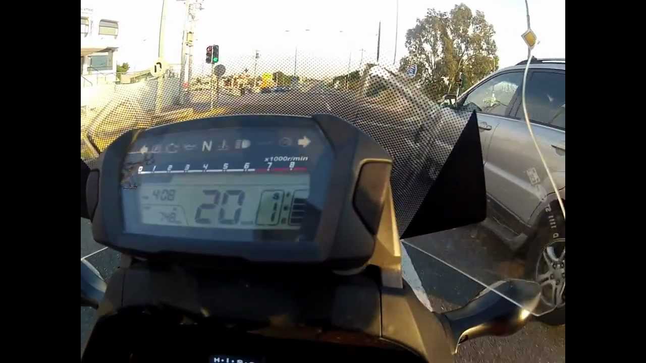 HONDA NC700 X DCT Onboard