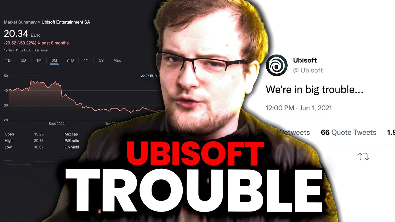Ubisoft Have TERRIBLE News... Stock Plummets To 20% Of Peak